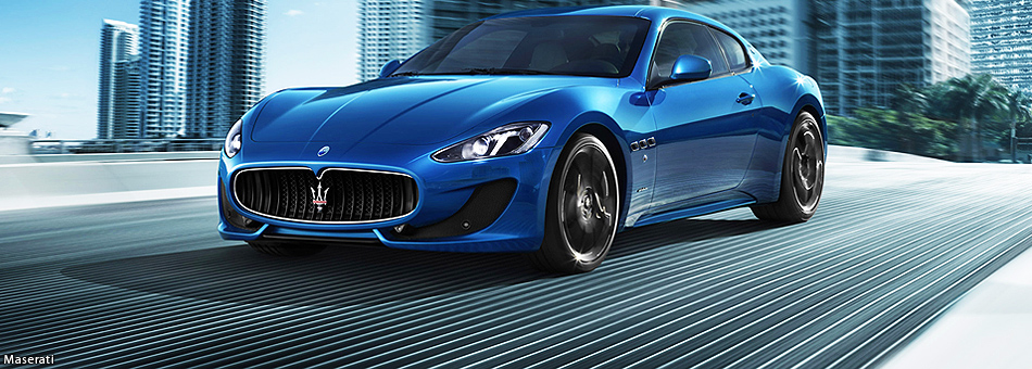 Maserati presentó su modelo GranTurismo Sport en las calles de Miami