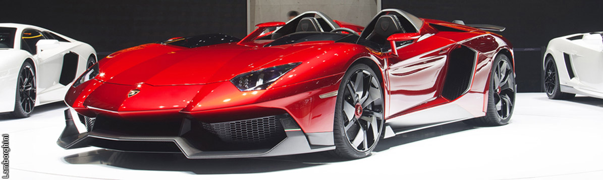 Lamborghini presenta su más lujoso automóvil descapotable: Aventador J