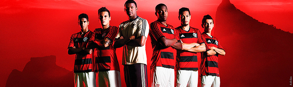 Adidas presentó los nuevos uniformes de Flamengo en Rio de Janeiro