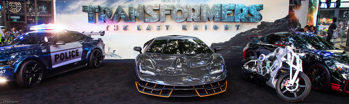 Lamborghini Centenario se luce en el estreno de “Transformers: The Last Knight”